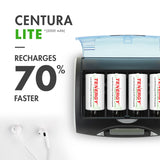 4pcs Tenergy Centura Lite NiMH D 1.2V 3000mAh Rechargeable (19674)