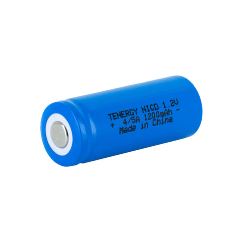 Tenergy 4/5A 1200mAh NiCd Flat Top Rechargeable Battery (20203)