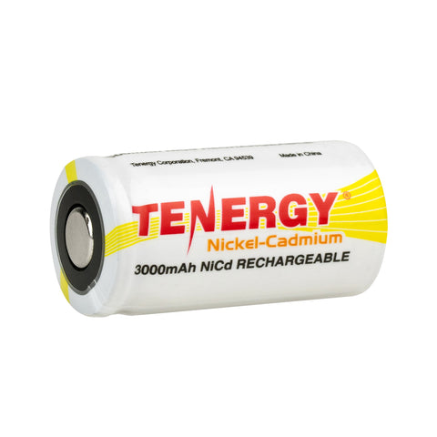Tenergy NiCd C Size 3000 mAh Rechargeable battery Flat top (20401)