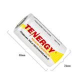 Tenergy NiCd C Size 3000 mAh Rechargeable battery Flat top (20401)