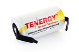 Tenergy D 5000mAh NiCd Flat Top Rechargeable Battery (for pack (20501)