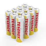 Tenergy NiCD AA 1.2V 1000mAh Rechargeable Battery, 12 pack (29002)