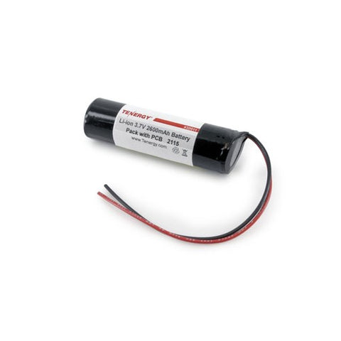 Tenergy Li-ion 3.7V 2600mAh Rechargeable Battery Pack w/ PCB (30011)