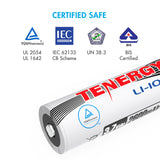Tenergy TUV Certified (to UL2054 standard) Li-ion 18650 (30016-04)