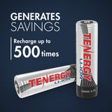Tenergy Li-ion 18650 Cylindrical 3.7V 2600mAh Button Top (30016)