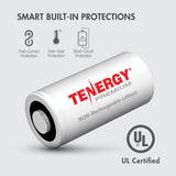Tenergy Premium CR123A 3V Lithium Battery PTC protected (30718)