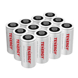12-pack, Tenergy Premium CR123A 3V Lithium Battery PTC (30719)