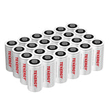 24-pack, Tenergy Premium CR123A 3V Lithium Battery PTC (30720)