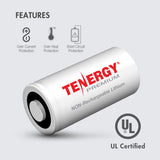 40-pack, Tenergy Premium CR123A 3V Lithium Battery PTC (30721)