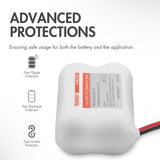 Tenergy Li-Ion 7.4V 2200mAh Rechargeable Battery w/ PCB (2S1P (31003)