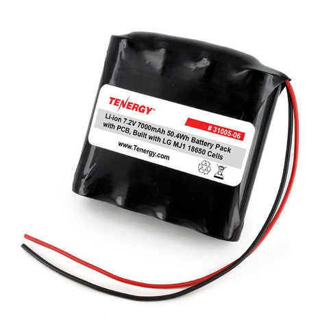 Tenergy Li-ion 7.2V 7000mAh Rechargeable Battery Pack (31005-06)