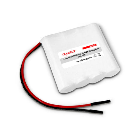 Tenergy Li-ion 14.8V 2600mAh Rechargeable Battery Pack w/ PCB (31022)