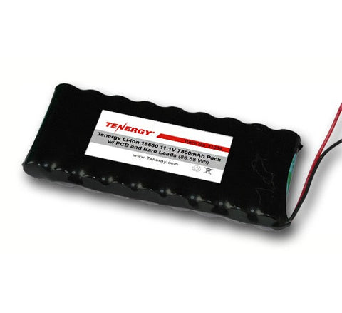 Tenergy Li-ion 18650 11.1V 7800mAh Rechargeable Battery Pack (31034)
