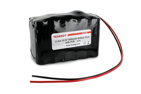 Tenergy Li-ion 18650 22.2V 7800mAh Rechargeable Battery Pack (31040)