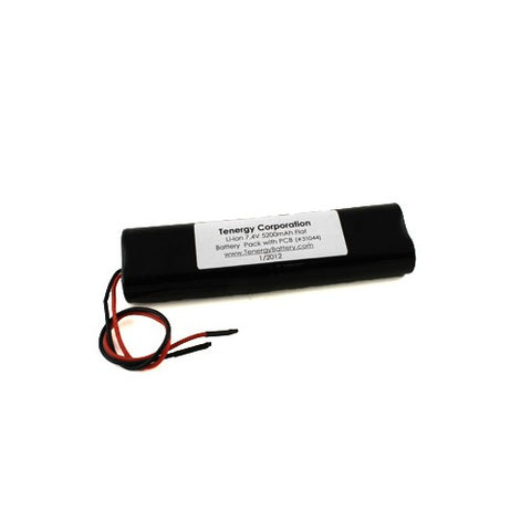 Tenergy 18650 7.4V 5200mAh Rechargeable Battery Pack w/ PCB (31044)