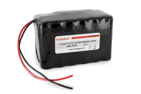 Tenergy Li-ion 18650 11.1V 13200mAh Rechargeable Battery Pack (31067)