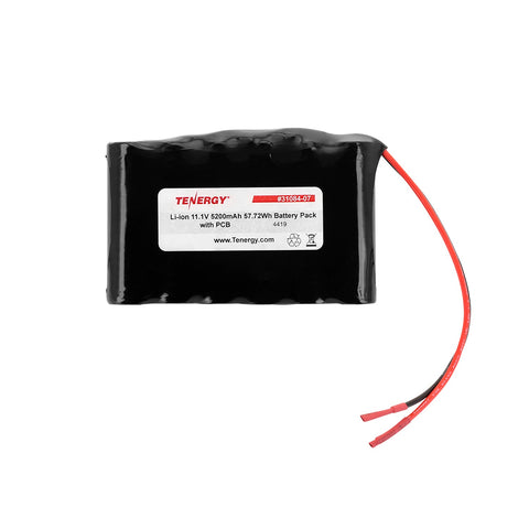 Tenergy Li-ion 18650 11.1V 5200mAh Rechargeable Battery Pack (31084)