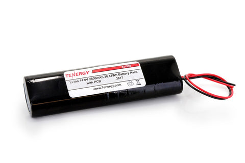 Tenergy Li-ion 18650 14.8V 2600mAh Rechargeable Battery Pack (31098)