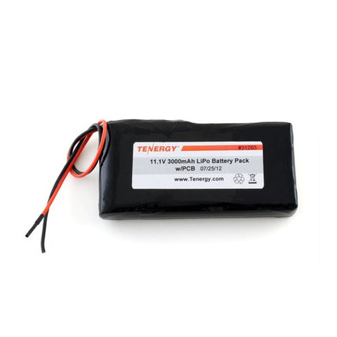 Tenergy Li-PO 11.1V 3000mAh Rechargeable Battery Pack w/ PCB (31203)