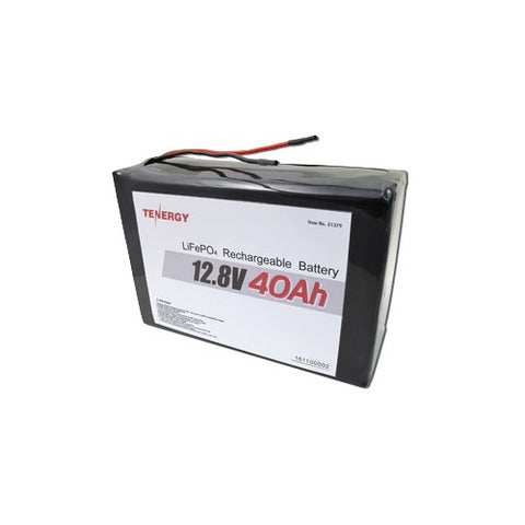 AT(i): Tenergy 12.8V 40Ah LiFePO4 Battery Pack with PCB (Short (31379)