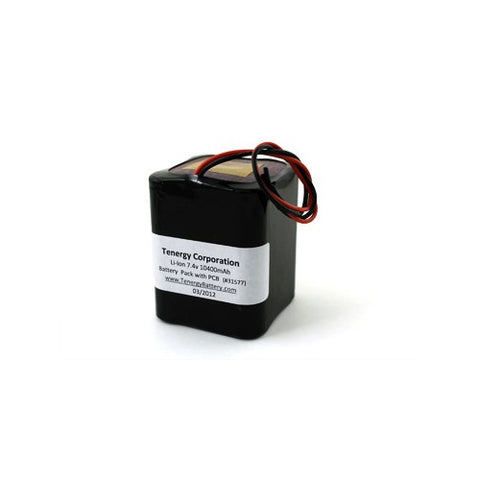 Tenergy Li-ion 18650 7.4V 10,400mAh Rechargeable Battery Pack (31577)