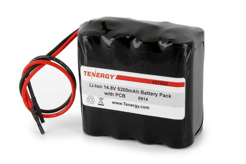 Tenergy Li-ion 18650 14.8V 5200mAh Rechargeable Battery Pack (31892)