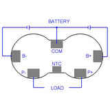 Protection Circuit Module [PCB] for 7.4V (2S) Li-ion Battery (32004)