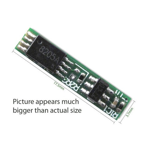 Protection Circuit Module [PCB] for 3.6V/3.7V (1S) Li-ion (32088)