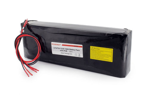 Tenergy 12.8V 15,000mAh LiFePO4 Battery Pack with PCB (DGR-A) (34030)