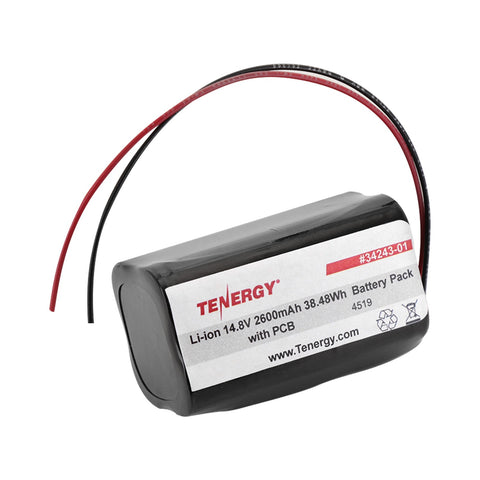 Tenergy Li-ion 14.8V 2600mAh Rechargeable Battery Pack (34243-01)