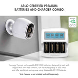 Premium High Capacity Rechargeable Batteries (4-Pack and (34254)