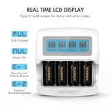 Premium High Capacity Rechargeable Batteries (4-Pack and (34254)