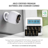 Premium High Capacity Rechargeable Battery (8-Pack and (34255)