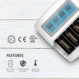 Premium High Capacity Rechargeable Battery (8-Pack and (34255)