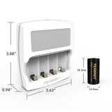 Premium High Capacity Rechargeable Battery (8-Pack and (34255)