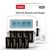 Premium High Capacity Rechargeable Battery (8-Pack and (34255)