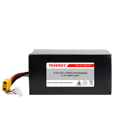 Tenergy Li-ion Cylindrical 21700 21.6V 5Ah Rechargeable (34616-0)