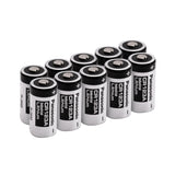 10 PCS of Panasonic Lithium CR123A 3V Batteries (39131)