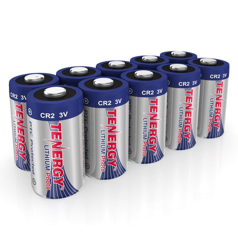 10 Pcs Tenergy Propel CR2 3V Lithium Battery with PTC (39181)