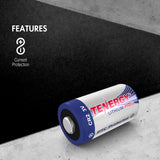 10 Pcs Tenergy Propel CR2 3V Lithium Battery with PTC (39181)