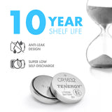 Tenergy CR1632 3V Lithium Button Cells, 5pcs (1 Card) (40049)
