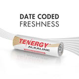 Combo: 120pcs Tenergy AA Size (LR6) Alkaline Batteries (40393)