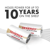 Tenergy 24pcs C Size (LR14) Alkaline Batteries (40398)