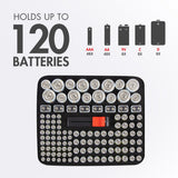 Tenergy 120 Pack Battery And Organizer Storage Case (40447)