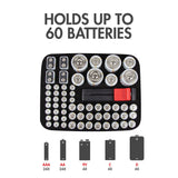 Tenergy 60 Pack Battery And Organizer Storage Case (40449)