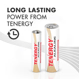 Tenergy 200 Batteries and Large Battery Organizer Storage Case (40450)