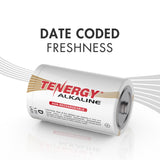 Tenergy 12pcs D Size (LR20) Alkaline Batteries (40903)