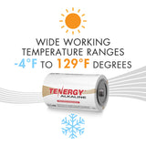 Tenergy 12pcs D Size (LR20) Alkaline Batteries (40903)