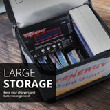 Tenergy Fire Retardant Lipo Zipper Bag, 8.5 x 6.5 x 5.7inch (52027)