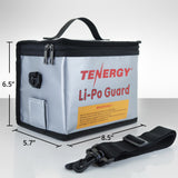 Tenergy Fire Retardant Lipo Zipper Bag, 8.5 x 6.5 x 5.7inch (52027)